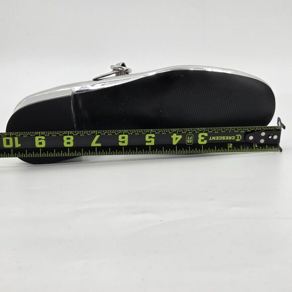 Steve Madden Cyndie Mary Janes Womens Size 8.5 Patent Silver Metallic Academia - Picture 10 of 10